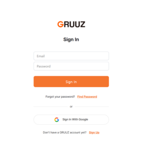 How to sell my blog: sign up gruuz